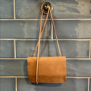 Tan Leather Crossbody Bag